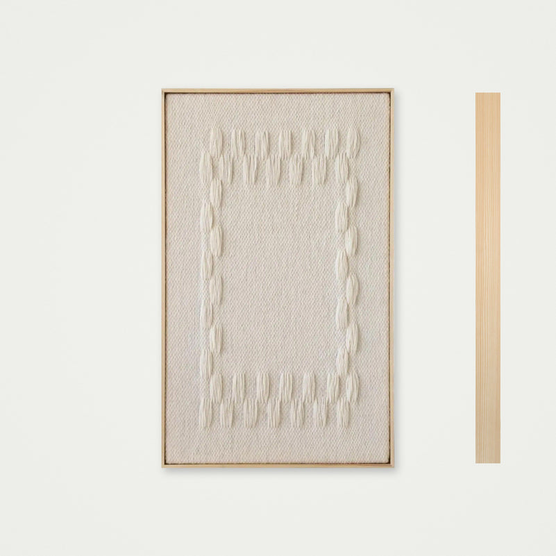 Framed III - Geometric Wool Tapestry