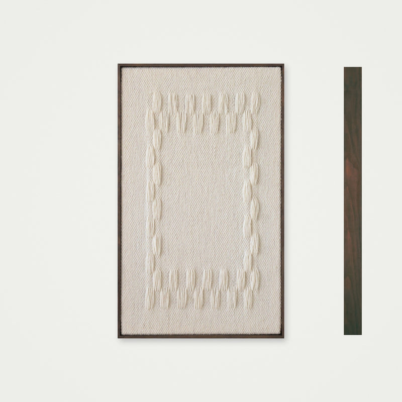 Framed III - Geometric Wool Tapestry