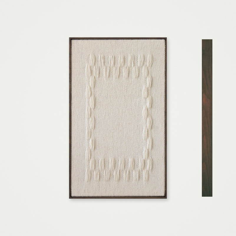 Framed III - Geometric Wool Tapestry