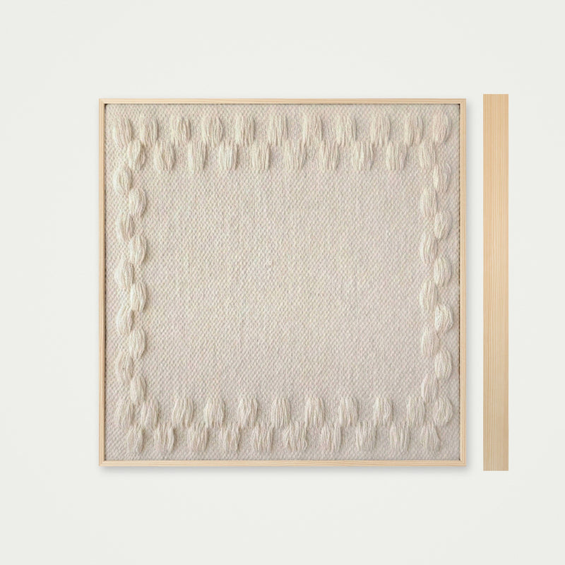Framed III - Geometric Wool Tapestry