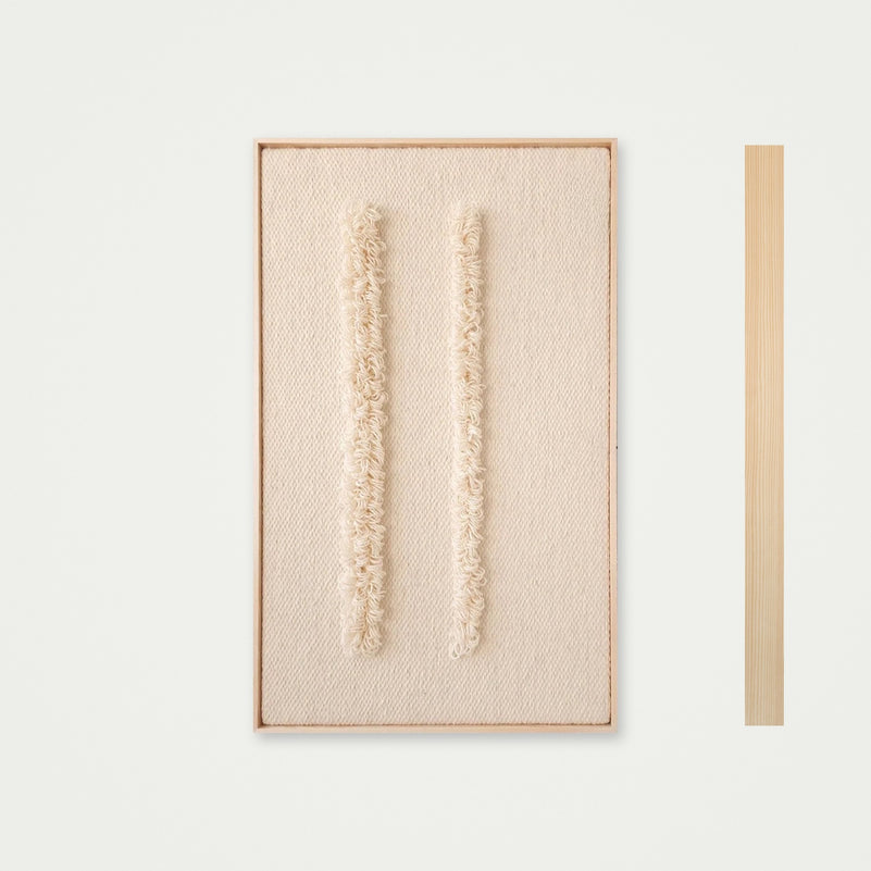 Framed VI - Woven Loops - Wall Hanging