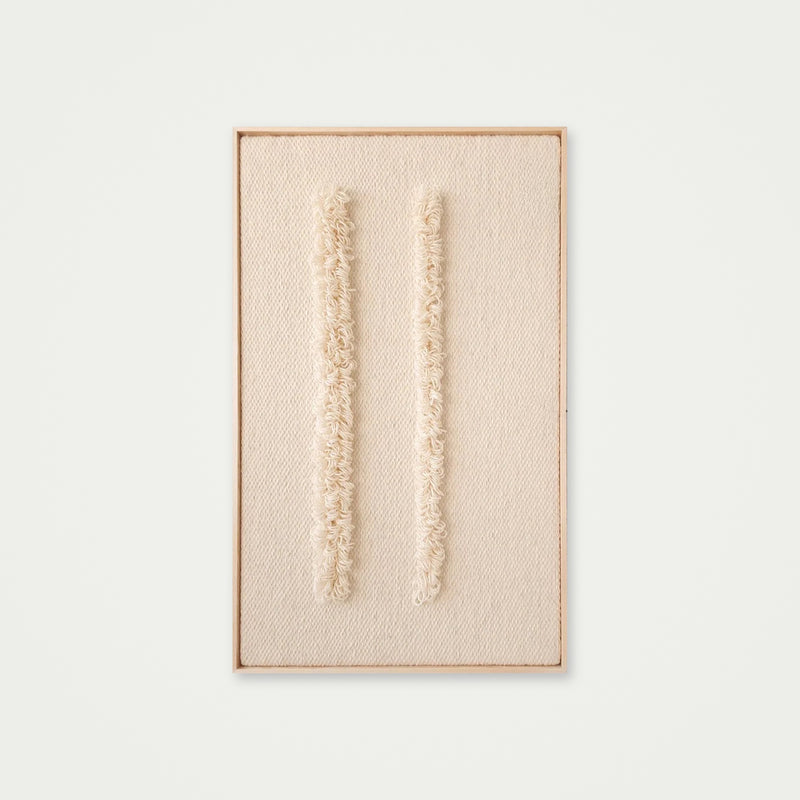 Framed VI - Woven Loops - Wall Hanging