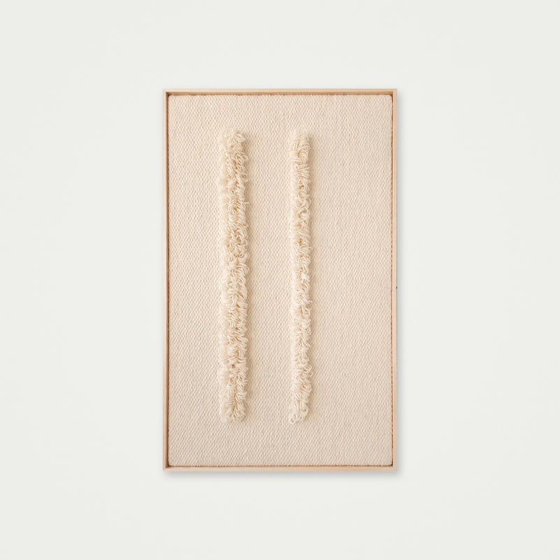 Framed VI - Woven Loops - Wall Hanging