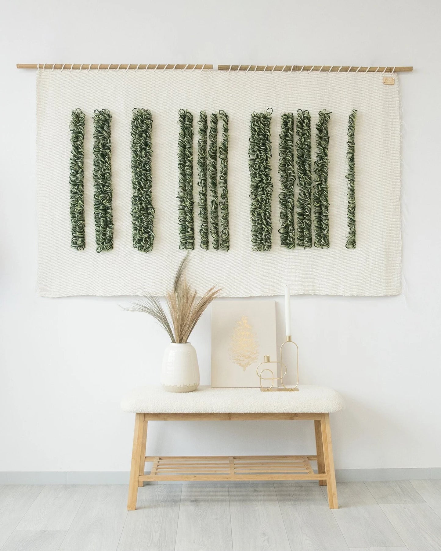 Green Luna - Woven Wall Decoration