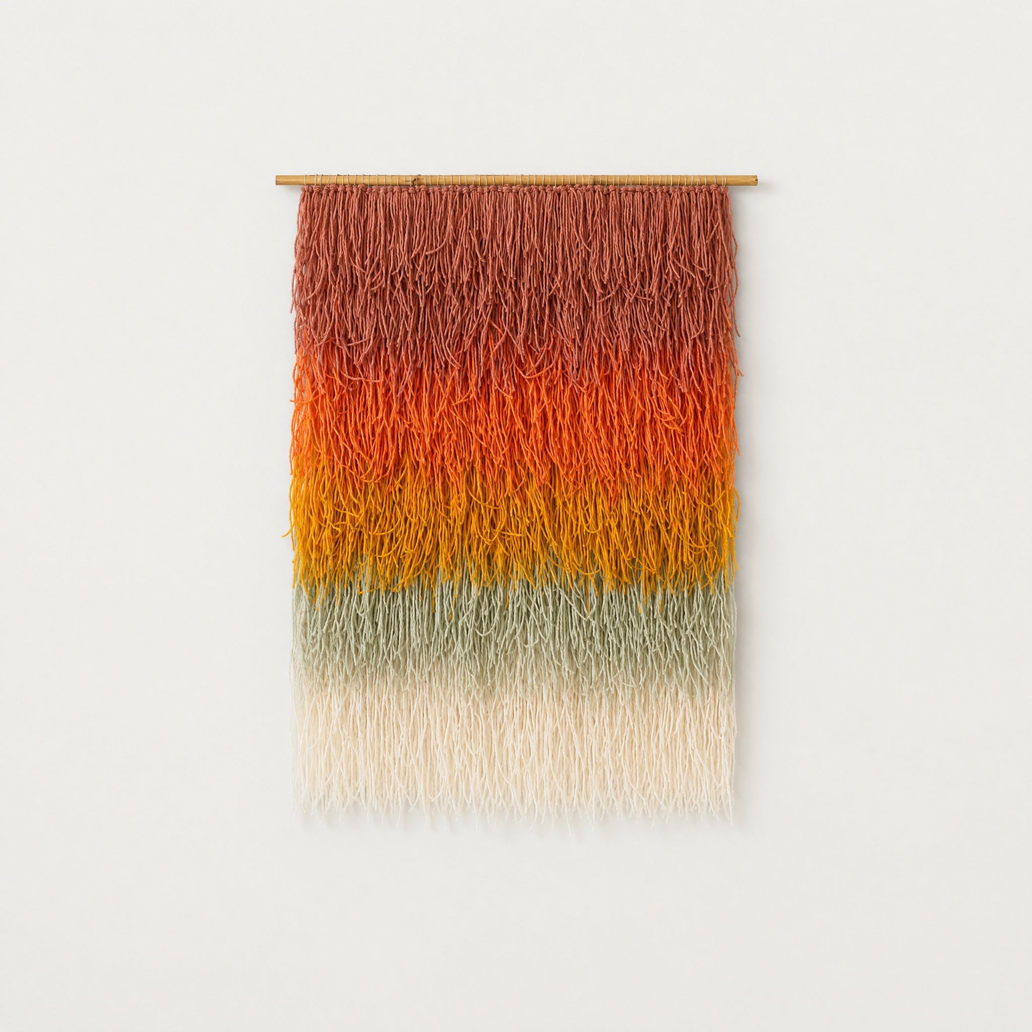 Gerbena — Handwoven Multicolor Wool Wall Hanging | Lale Studio & Shop