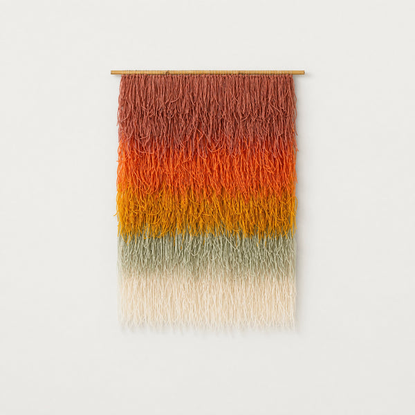 Gerbena - Multicolor Ombre Shaggy Wall Hanging