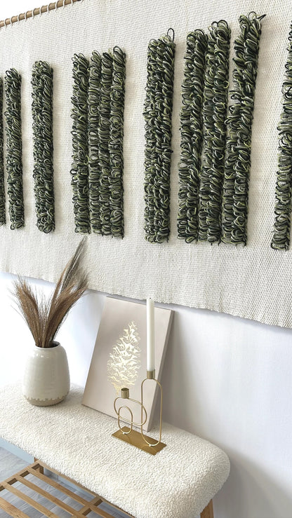 Green Luna - Woven Wall Decoration