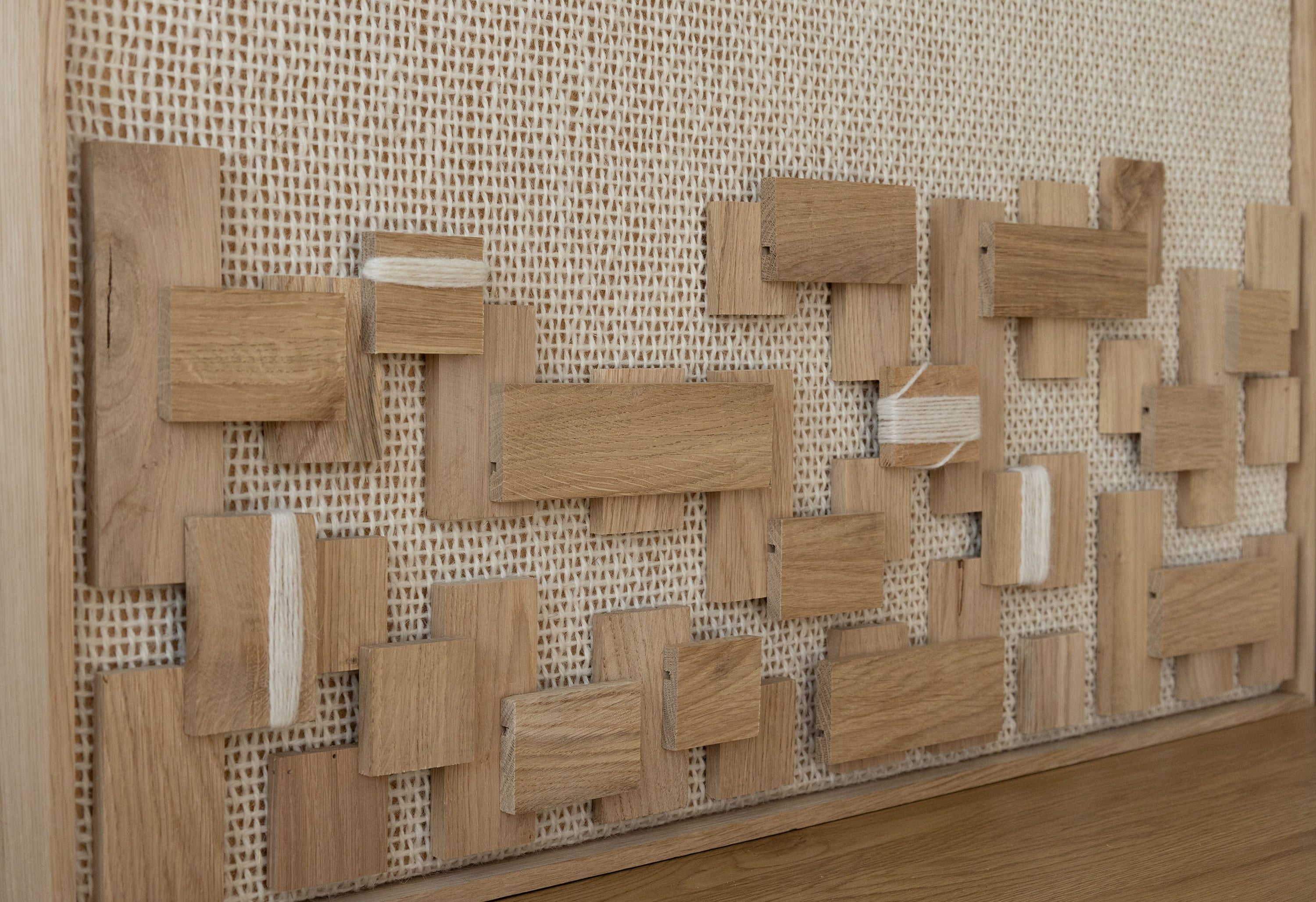 Horizon - Oak & Wool Wall Art | Lale Studio & Shop