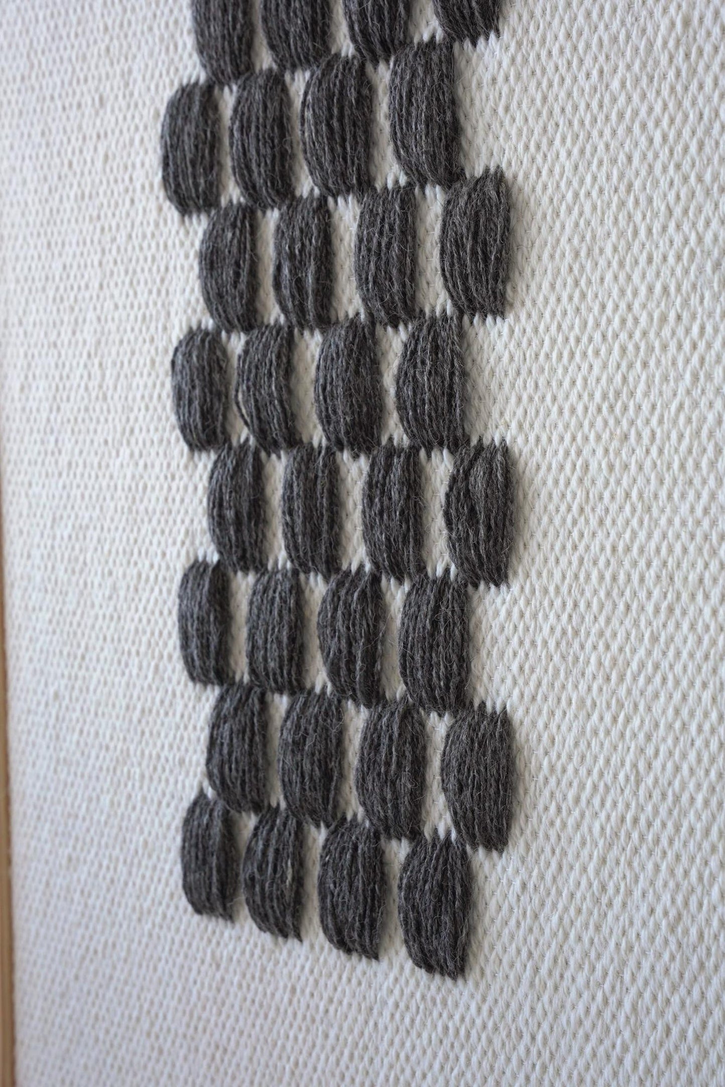 Framed II Gray Pattern - Wool Tapestry