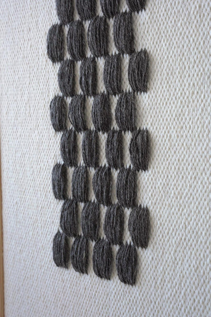 Framed II Gray Pattern - Wool Tapestry