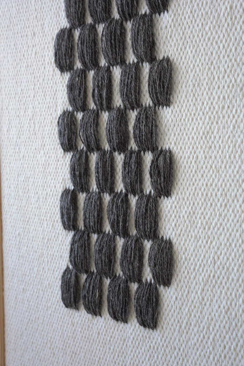 Framed II Gray Pattern - Wool Tapestry