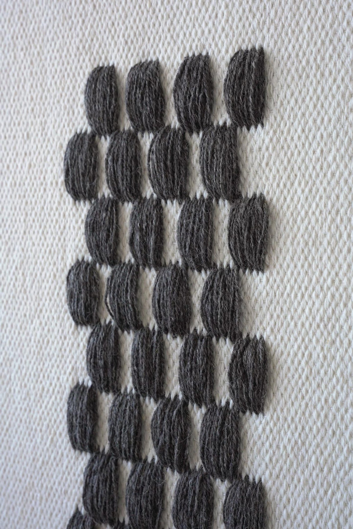 Framed II Gray Pattern - Wool Tapestry