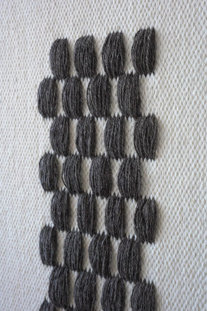 Framed II Gray Pattern - Wool Tapestry