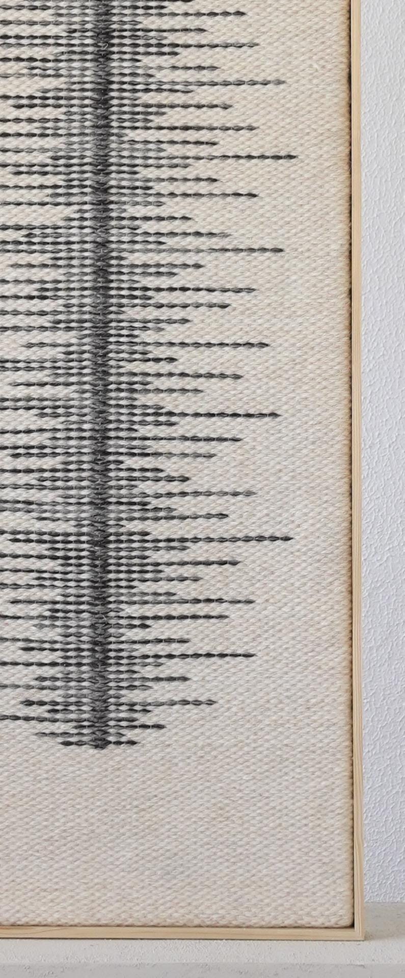 Linea - Tall Framed Wool Art
