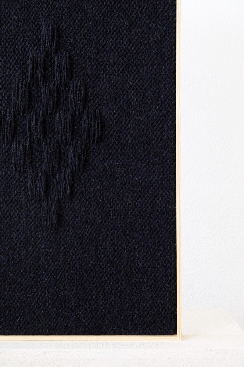 Framed VII Black - Woven Art