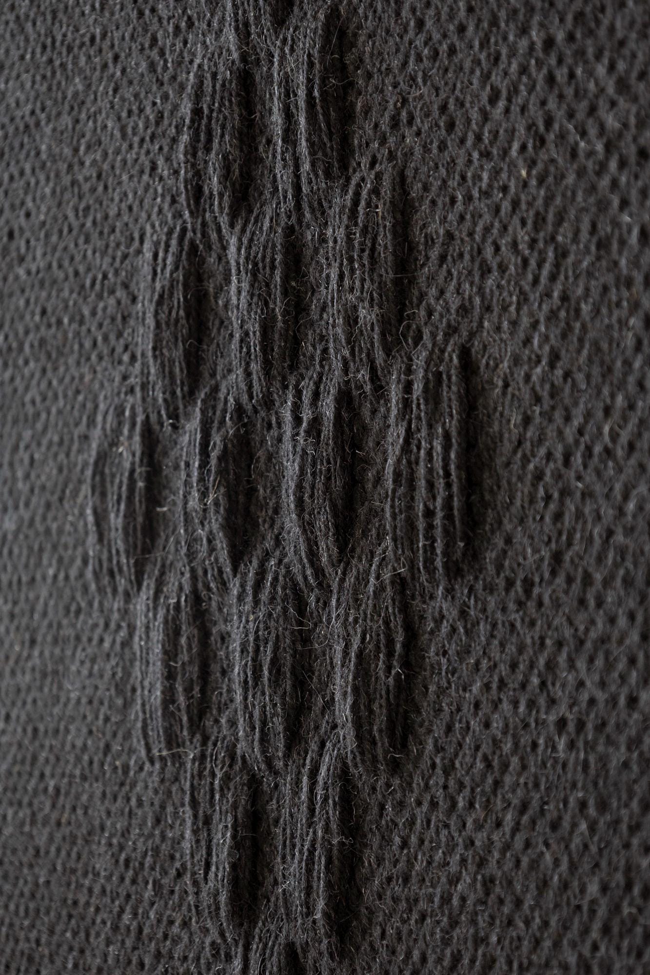 Framed VII Black - Woven Art