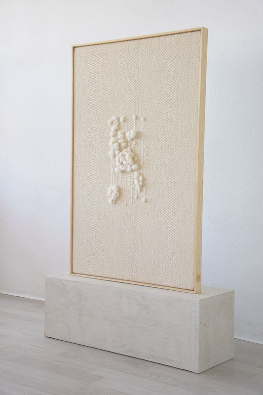 Klit handwoven wool wall art, view 13
