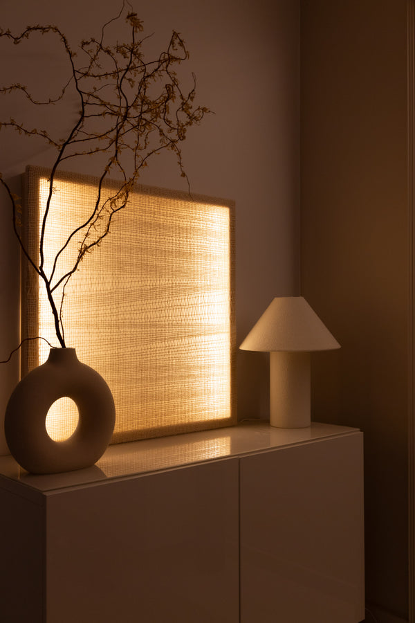Ma - Illuminated Handwoven Wool Tapestry