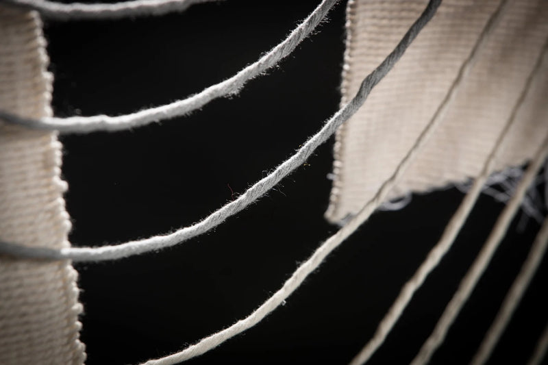 Gray Urania - Cotton Rope Wall Tapestry