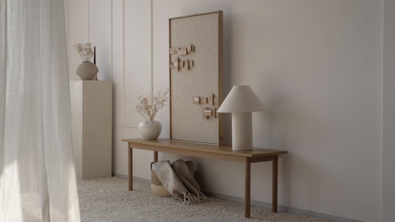 Quiet Form - Serene Wood Mosaic