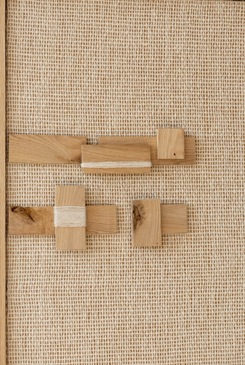 Quiet Form - Serene Wood Mosaic