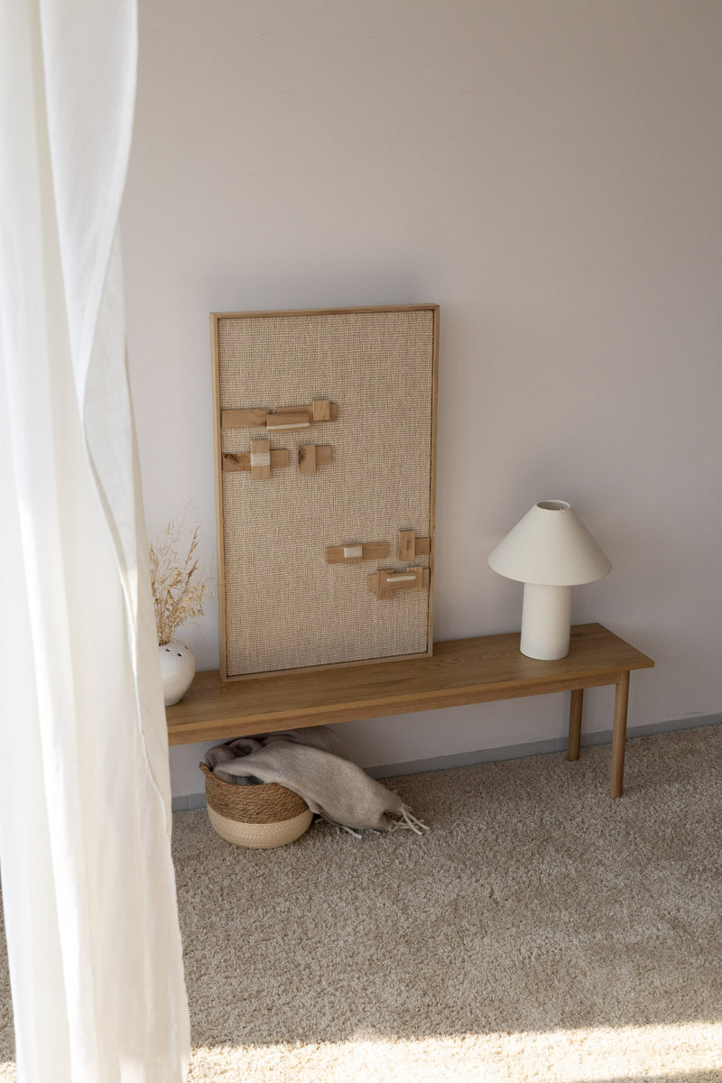 Quiet Form - Serene Wood Mosaic