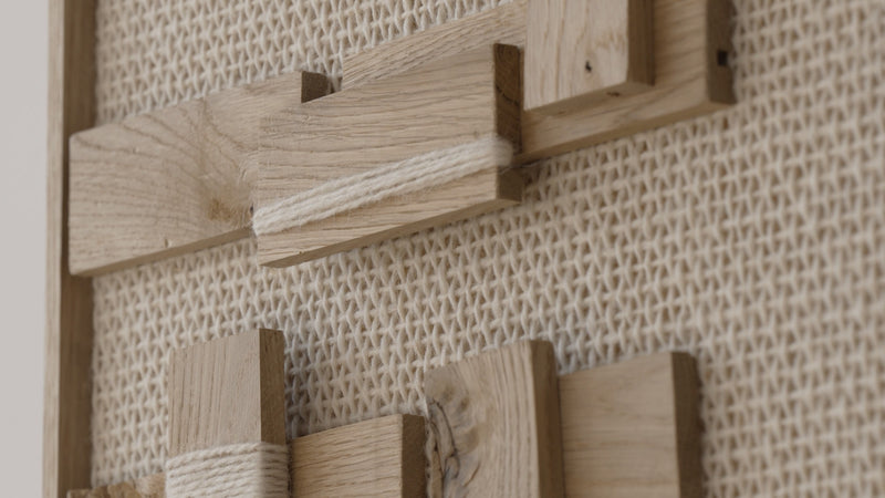 Quiet Form - Serene Wood Mosaic