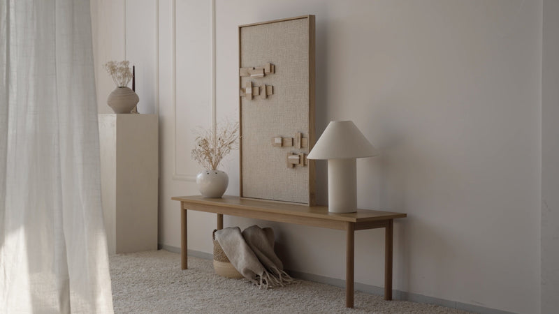 Quiet Form - Serene Wood Mosaic