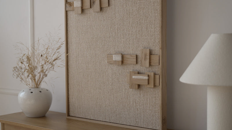 Quiet Form - Serene Wood Mosaic