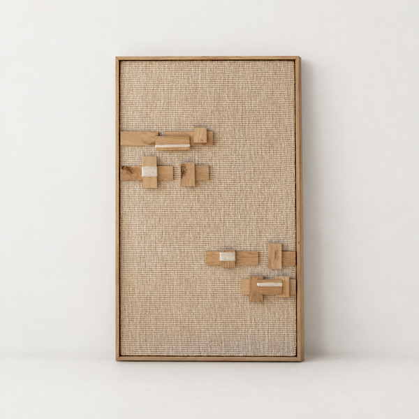 Quiet Form - Serene Wood Mosaic