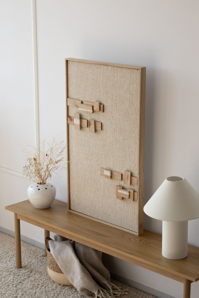 Quiet Form - Serene Wood Mosaic