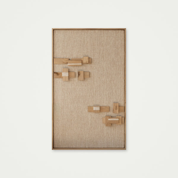Quiet Form - Serene Wood Mosaic