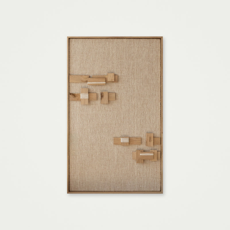 Quiet Form - Serene Wood Mosaic