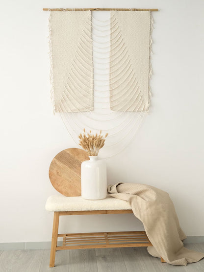 Urania Natural - Handwoven Tapestry