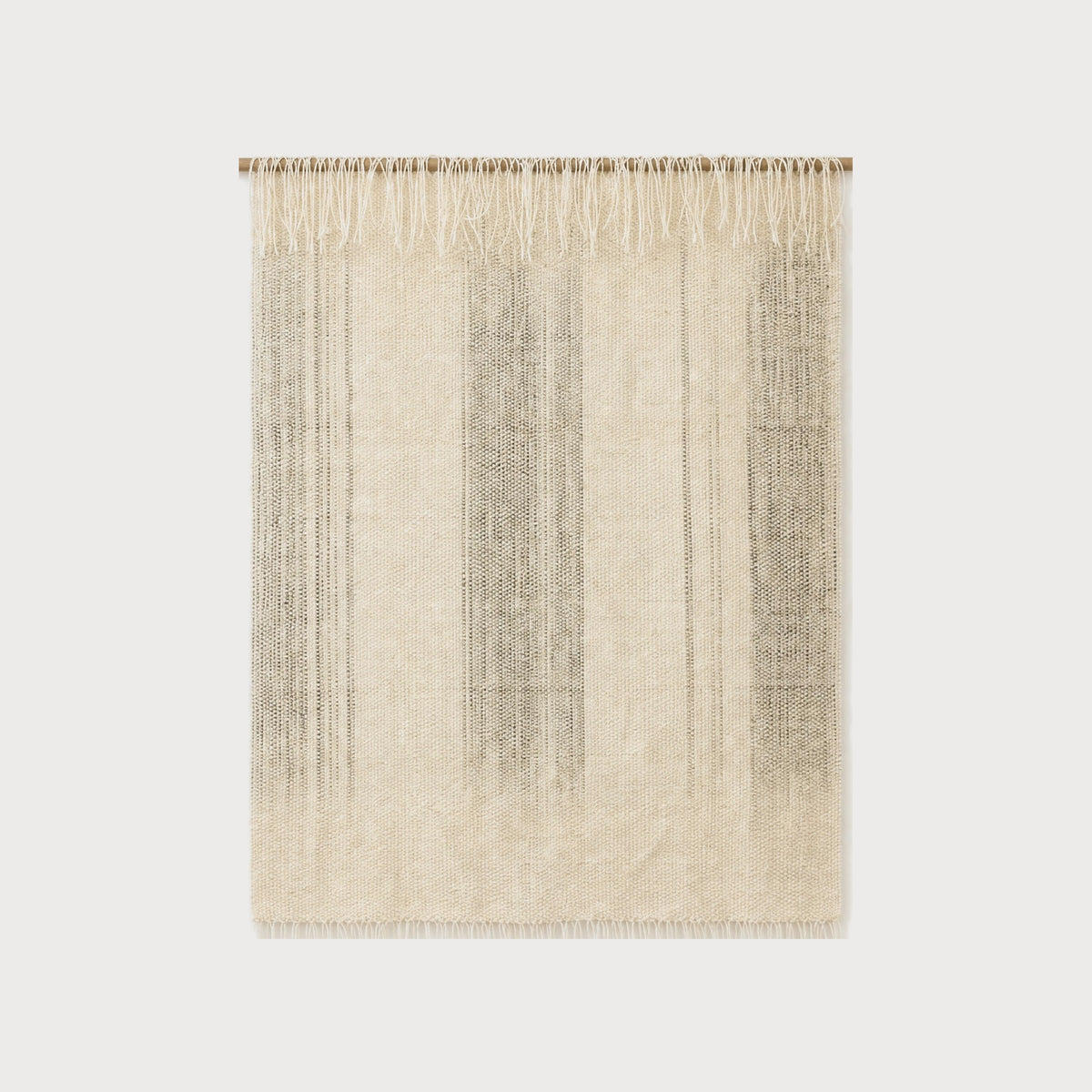 Surge handwoven two-ply wool wall hanging, additional view, Lale Studio & Shop