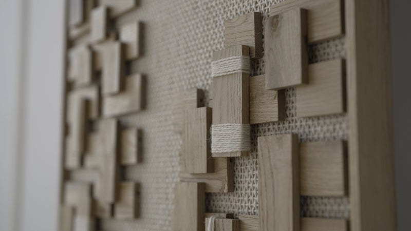 Twin Groves - Organic Wood Mosaic