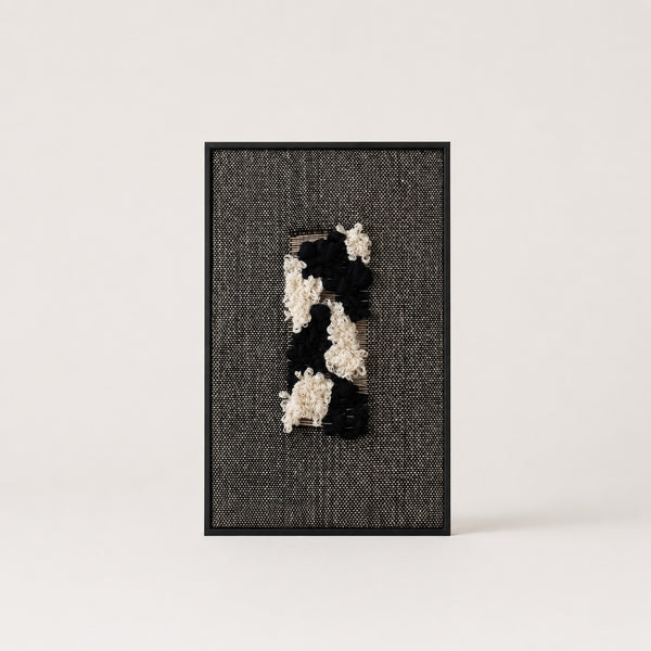 Velmono - Black Woven Wall Hanging