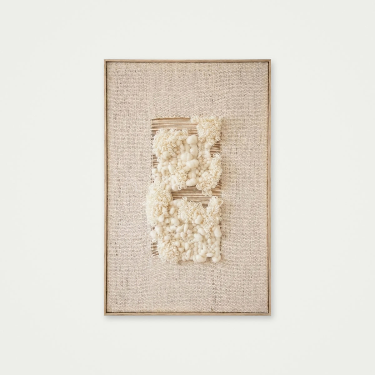 Velua handwoven wool wall art, view 16