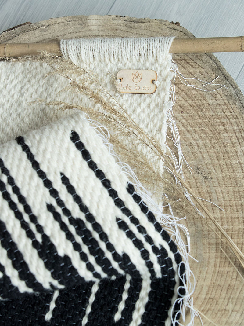 Zebra - Natural Wool Tapestry