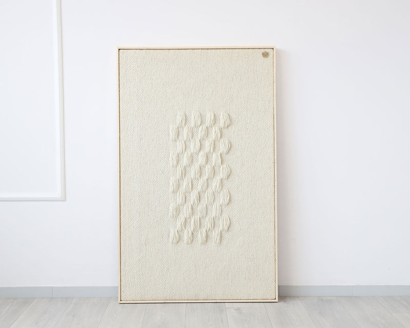 Framed II - Wool Tapestry - Woven Art